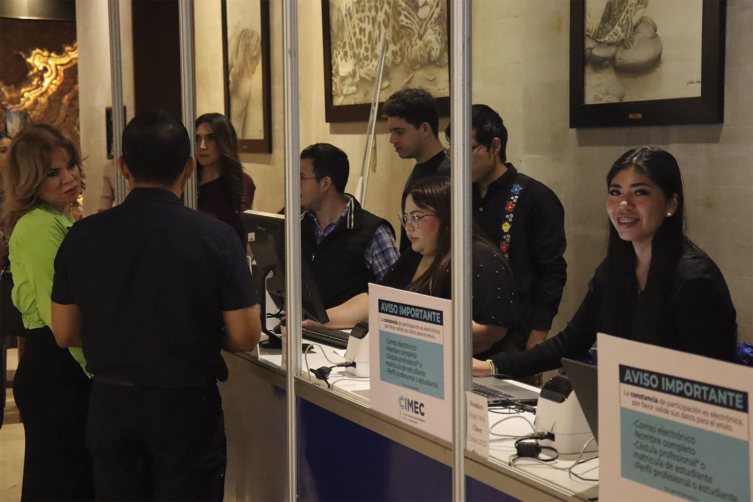 Módulo de registro de asistentes en CIMEC 2025