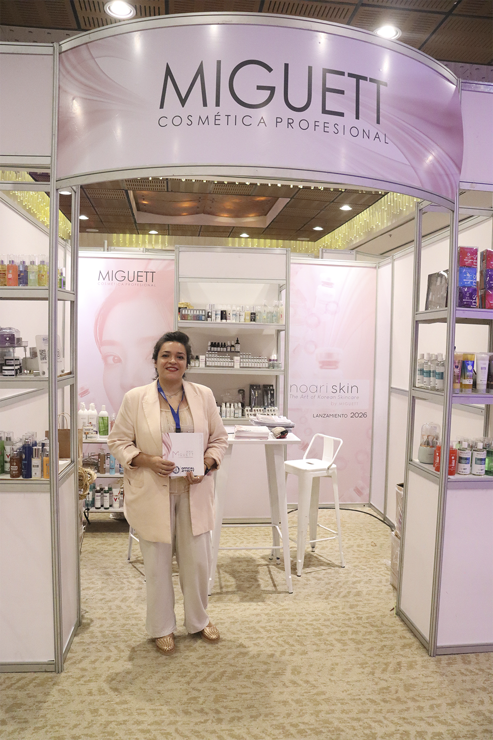 Exhibición de marcas en CIMEC 2025