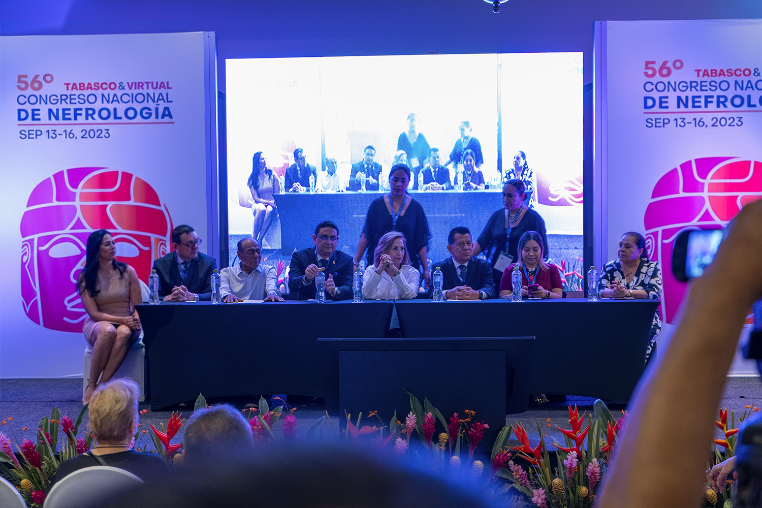 Autoridades en inauguración del Congreso Nacional de Nefrología 2023