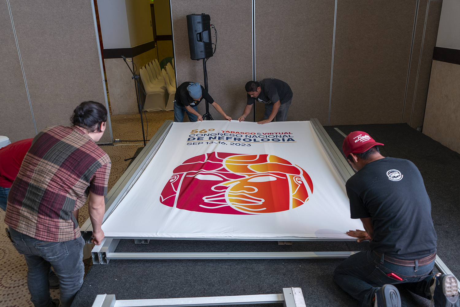 Montaje técnico del Congreso Nacional de Nefrología 2023