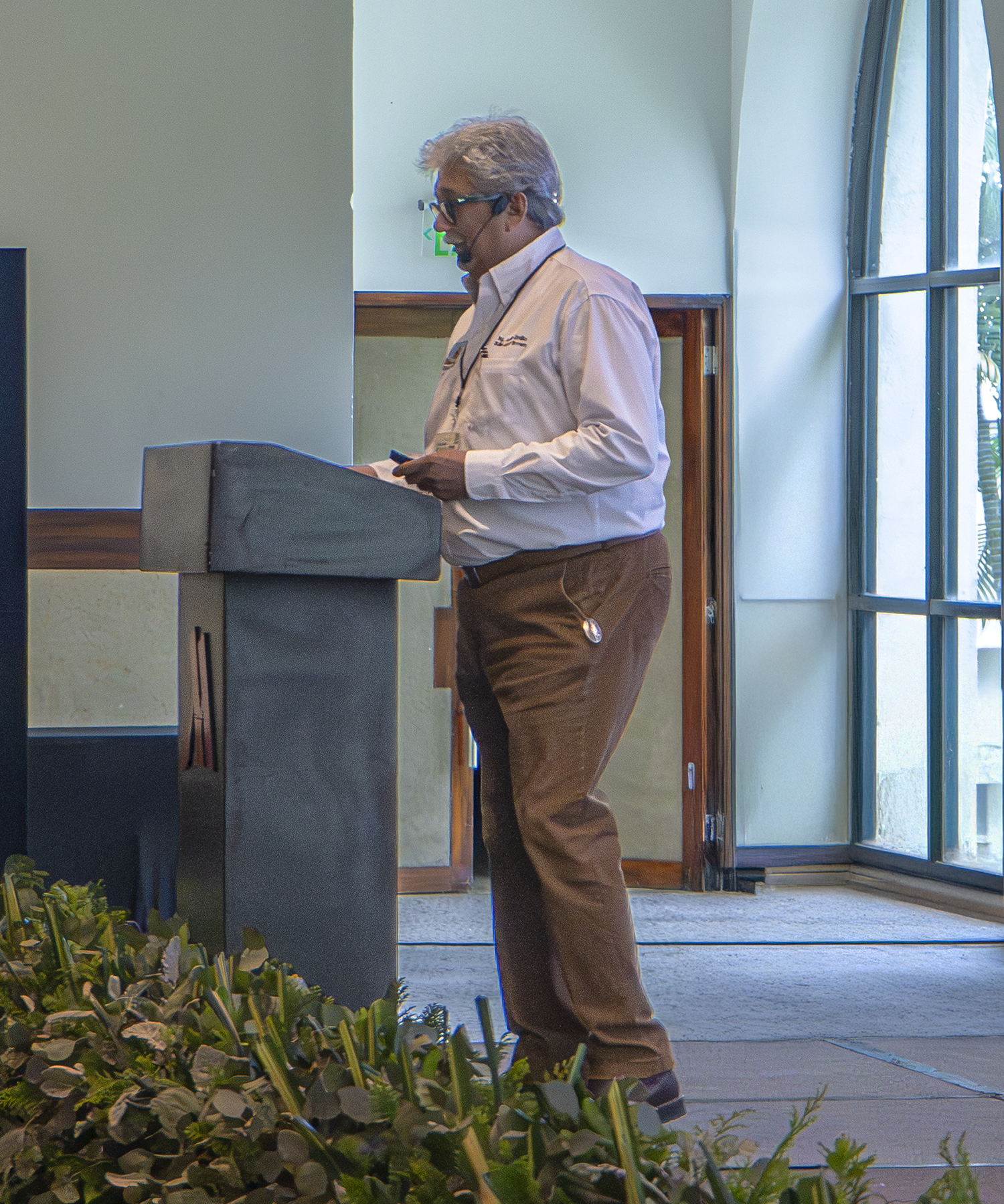 Conferencista durante GANARE 2025