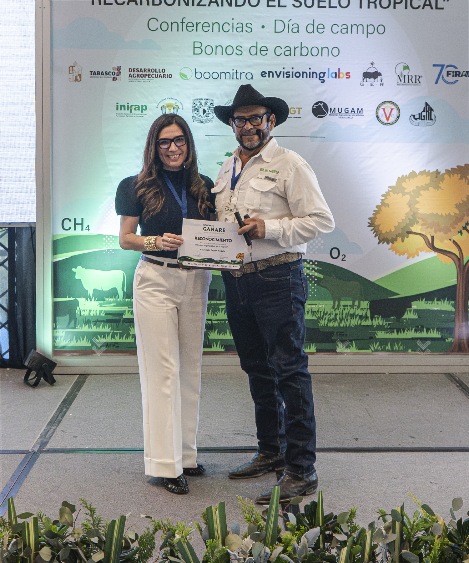 Conferencista durante GANARE 2025