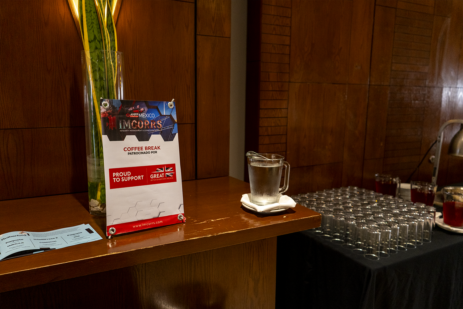 Área de coffee break IMCORRS 2023