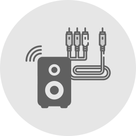 Icono de Equipo Audiovisual y Sonido