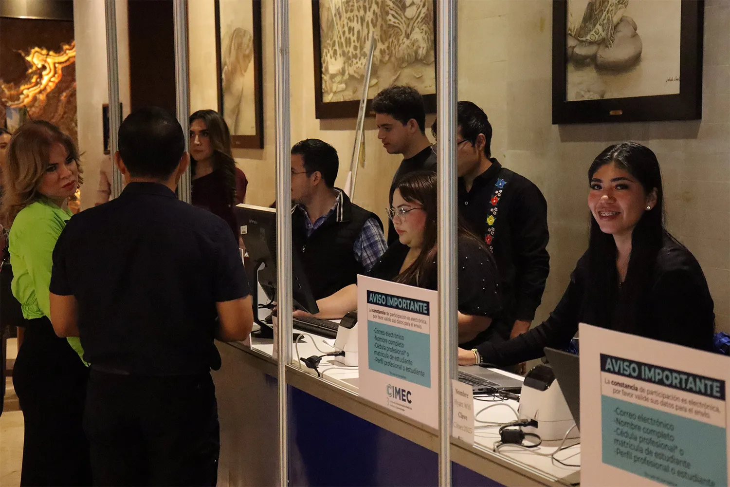 Módulo de registro de asistentes en CIMEC 2025