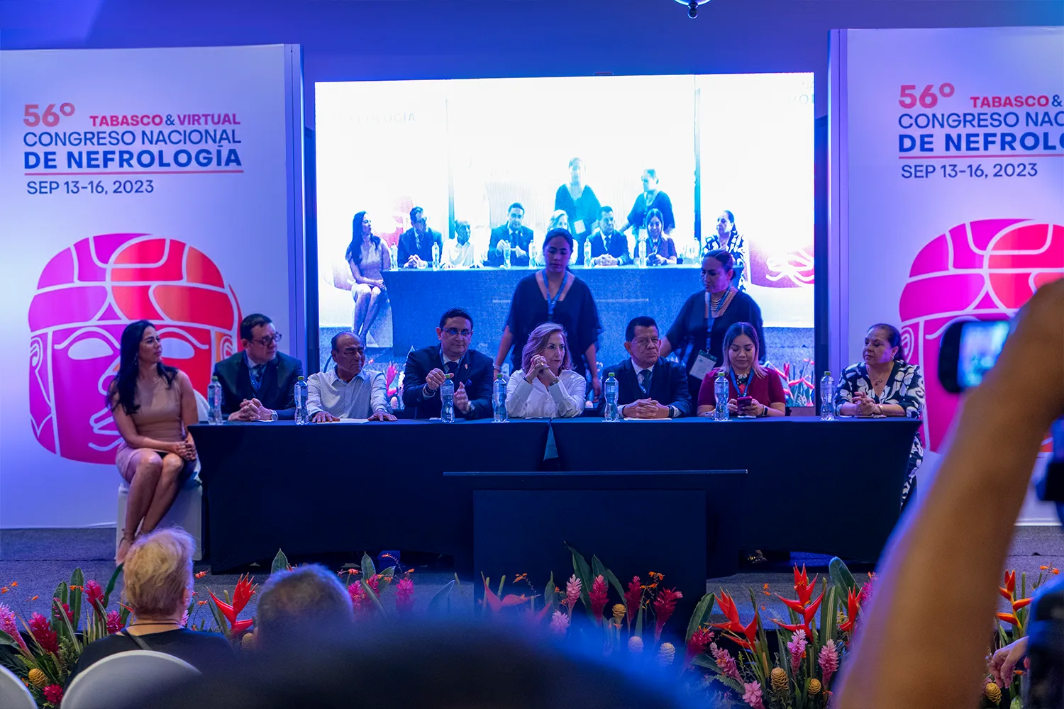 Autoridades en inauguración del Congreso Nacional de Nefrología 2023