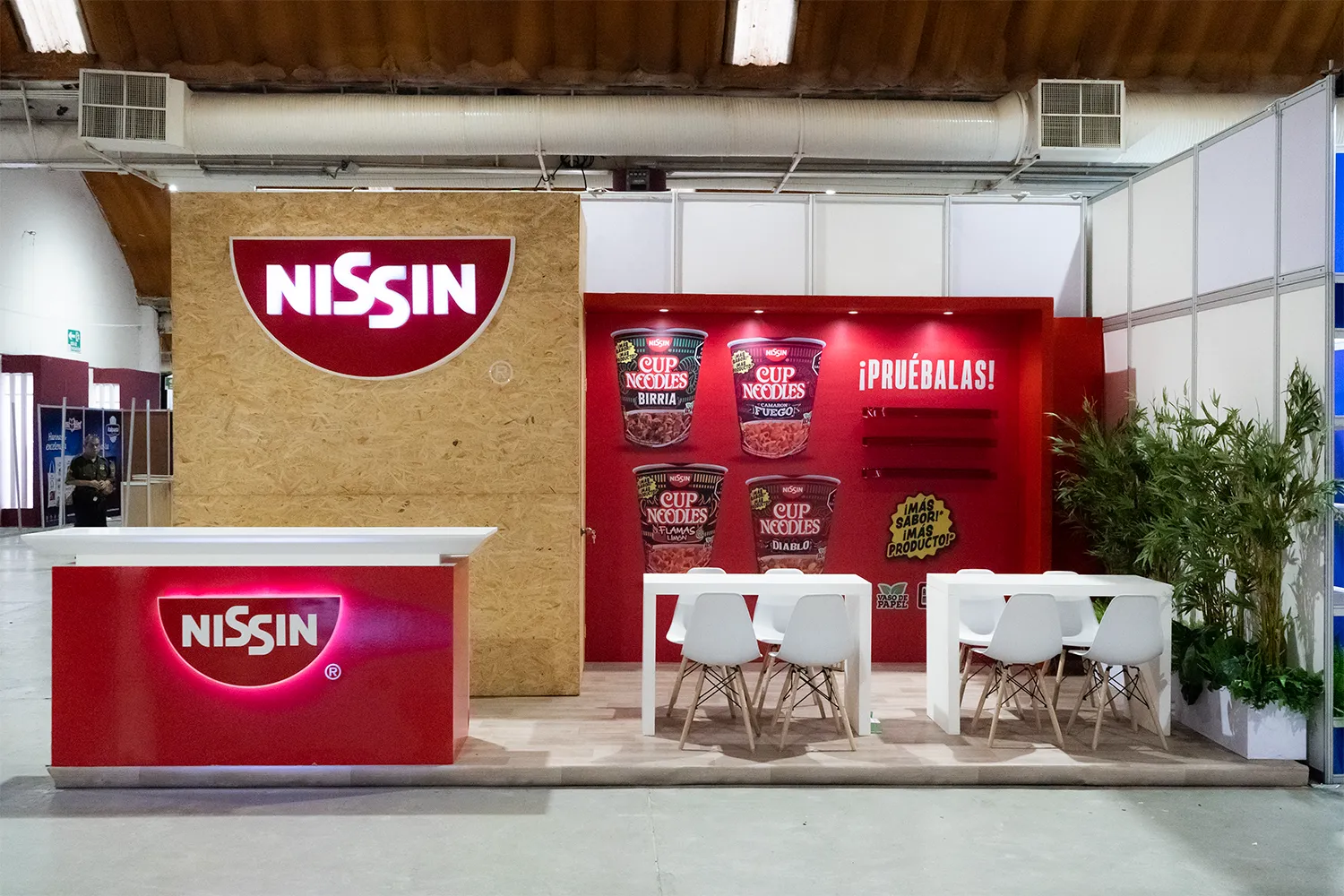 Stand para Nissin en acción dentro de Expo Sánchez 2025