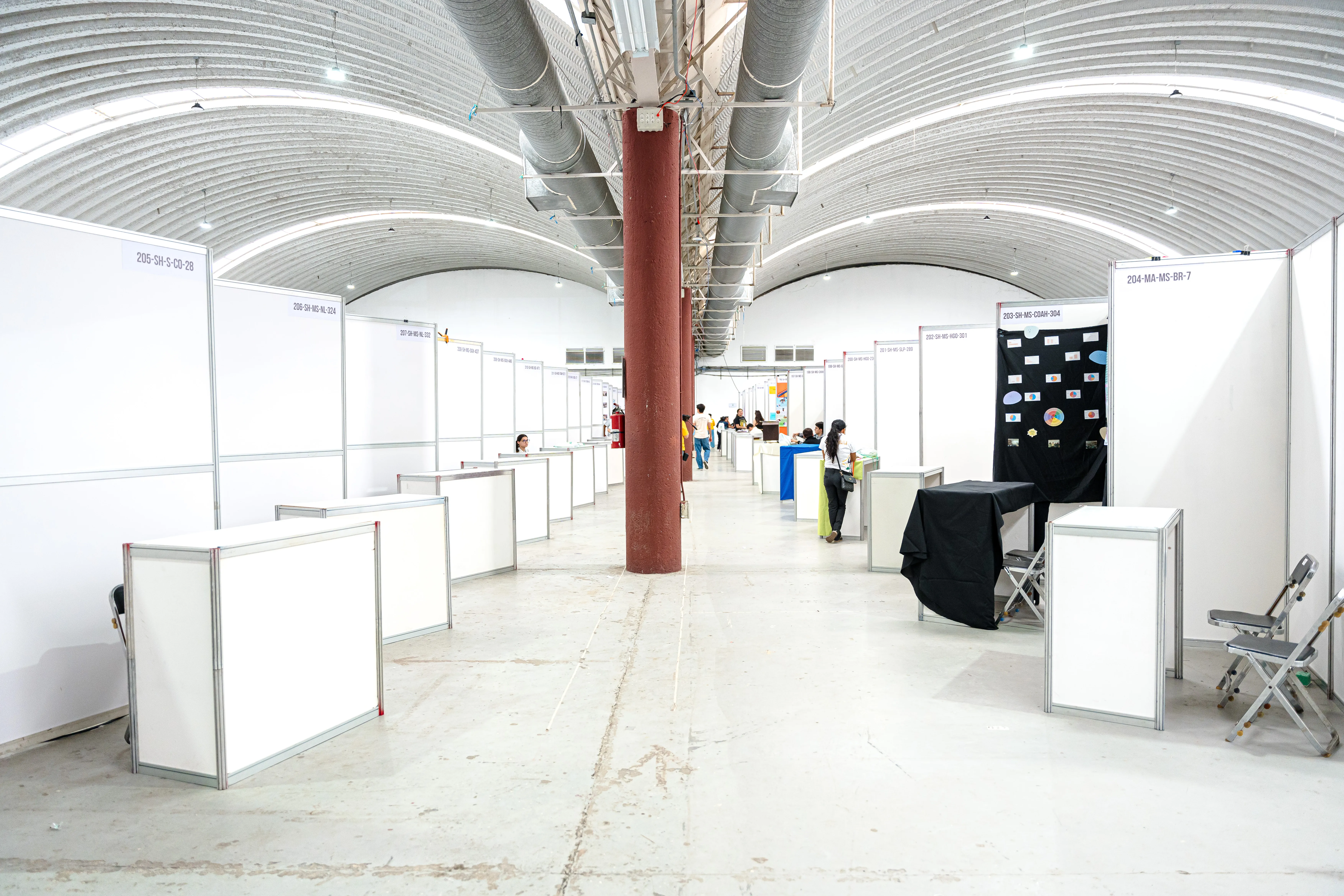 Stands montados para ExpoCiencias Nacional Tabasco 2024