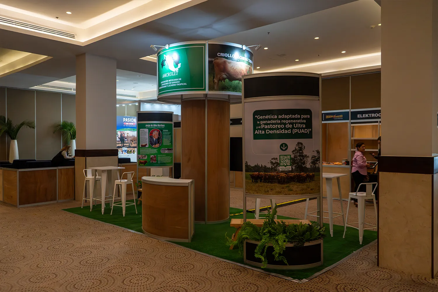 Montaje de stands y branding en GANARE 2025