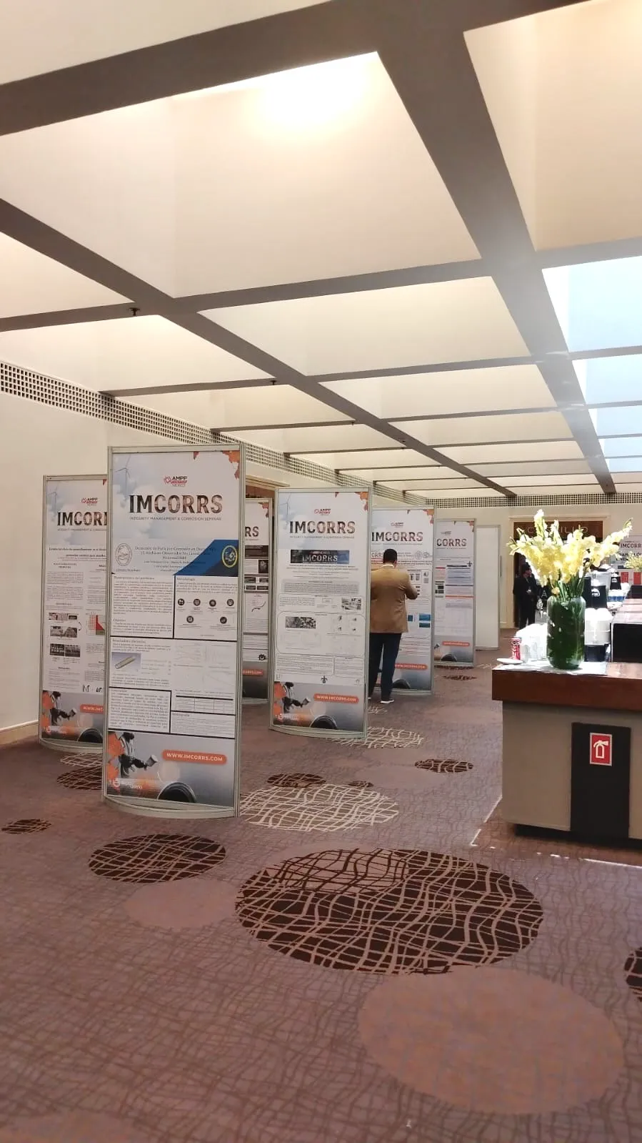 Pabellón energético y área de exposición IMCORRS 2025