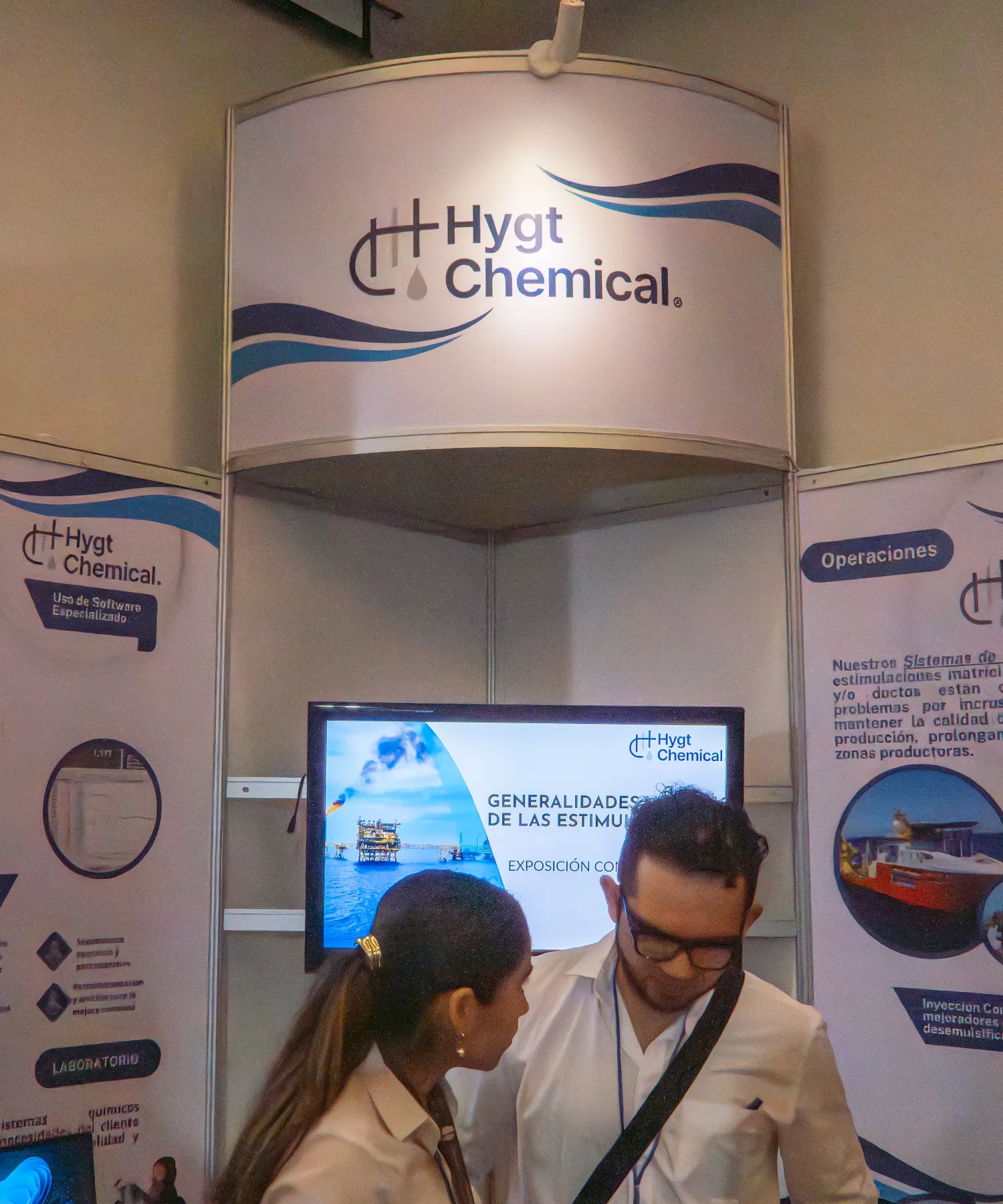 Stand Hygrade Chemical diseñado por Expodiseño