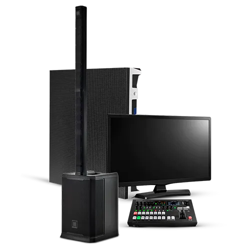 Renta de Equipo Multimedia para stands