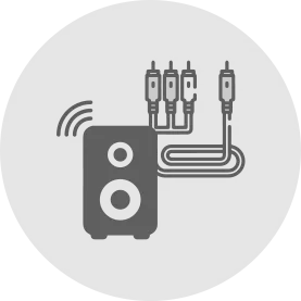 Icono de Equipo Audiovisual y Sonido