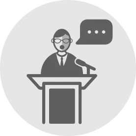 Icono de Speakers y Conferencistas