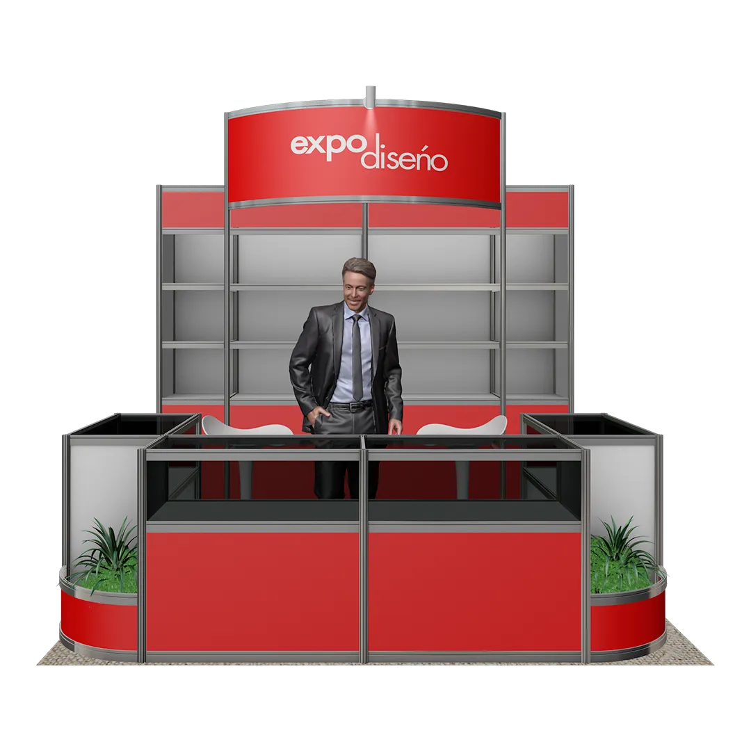 Stand Octanorm cabecera 3x3