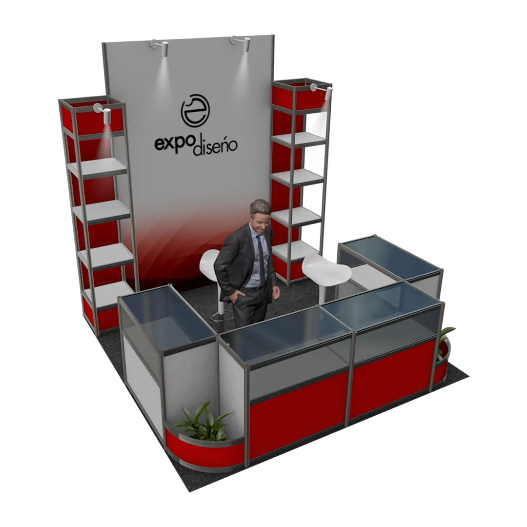 Stand Octanorm cabecera 3x3 variante