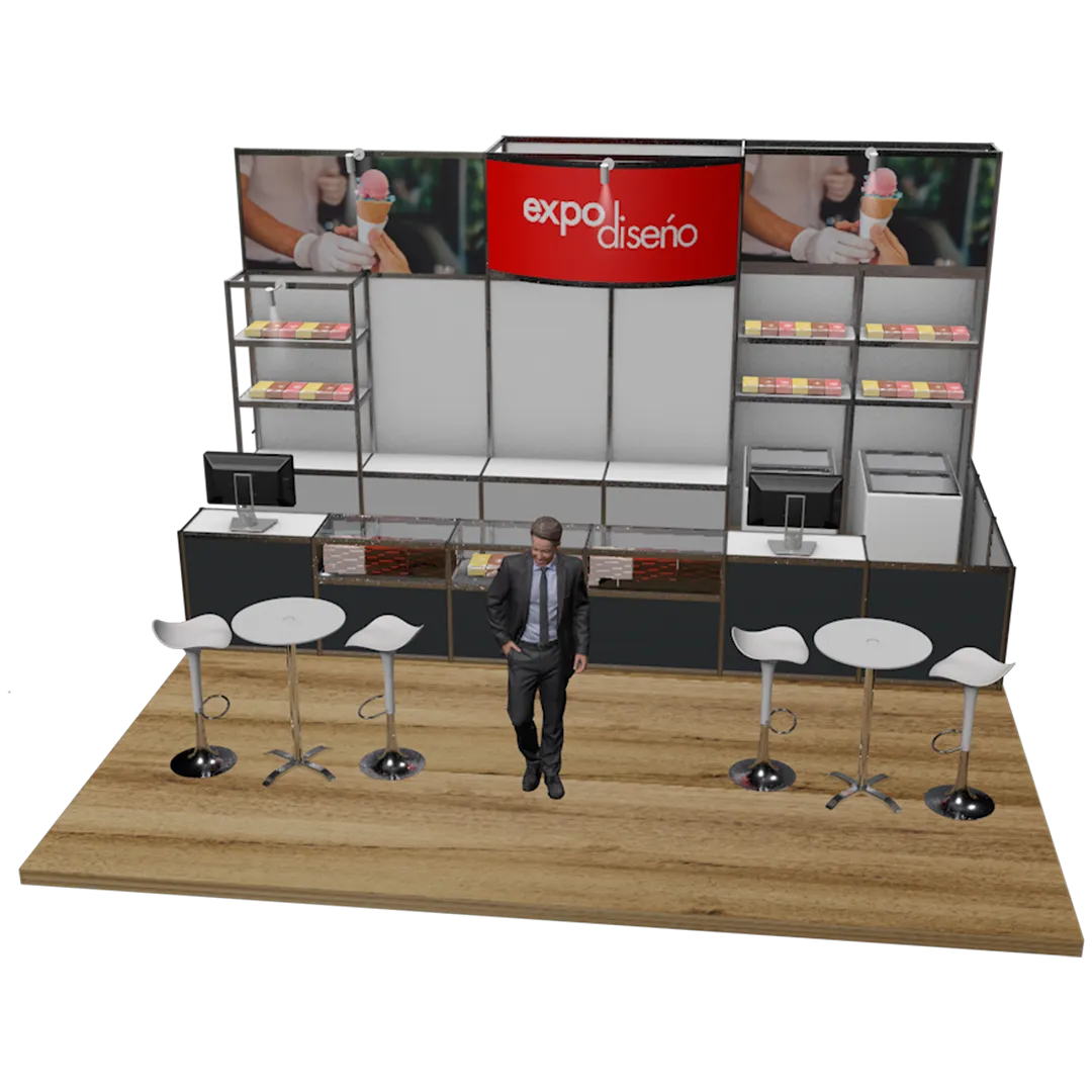 Stand Octanorm cabecera 6x3