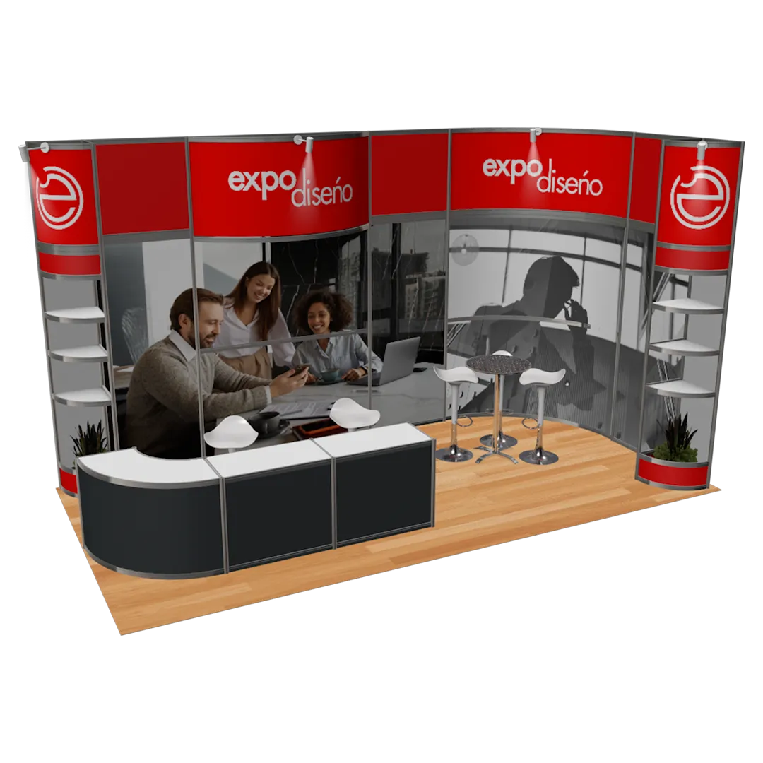 Stand Octanorm esquina 6x3